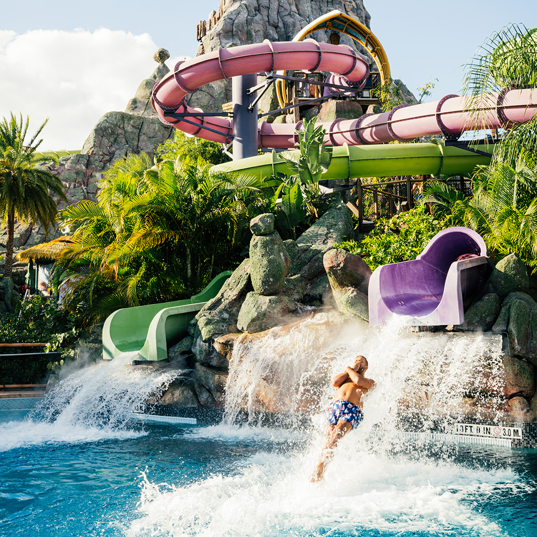 Universal Studios Park Waterslide fun at Universal Studios