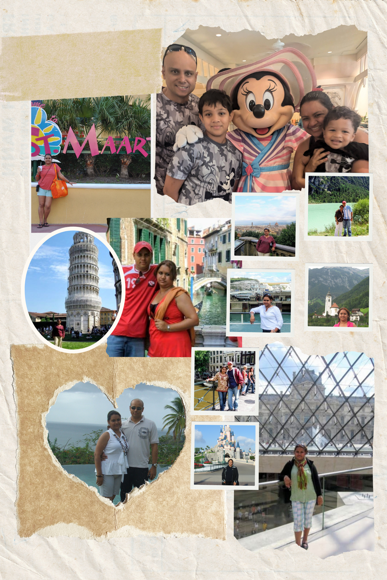 Reshma's travel montage Europe and other destinations